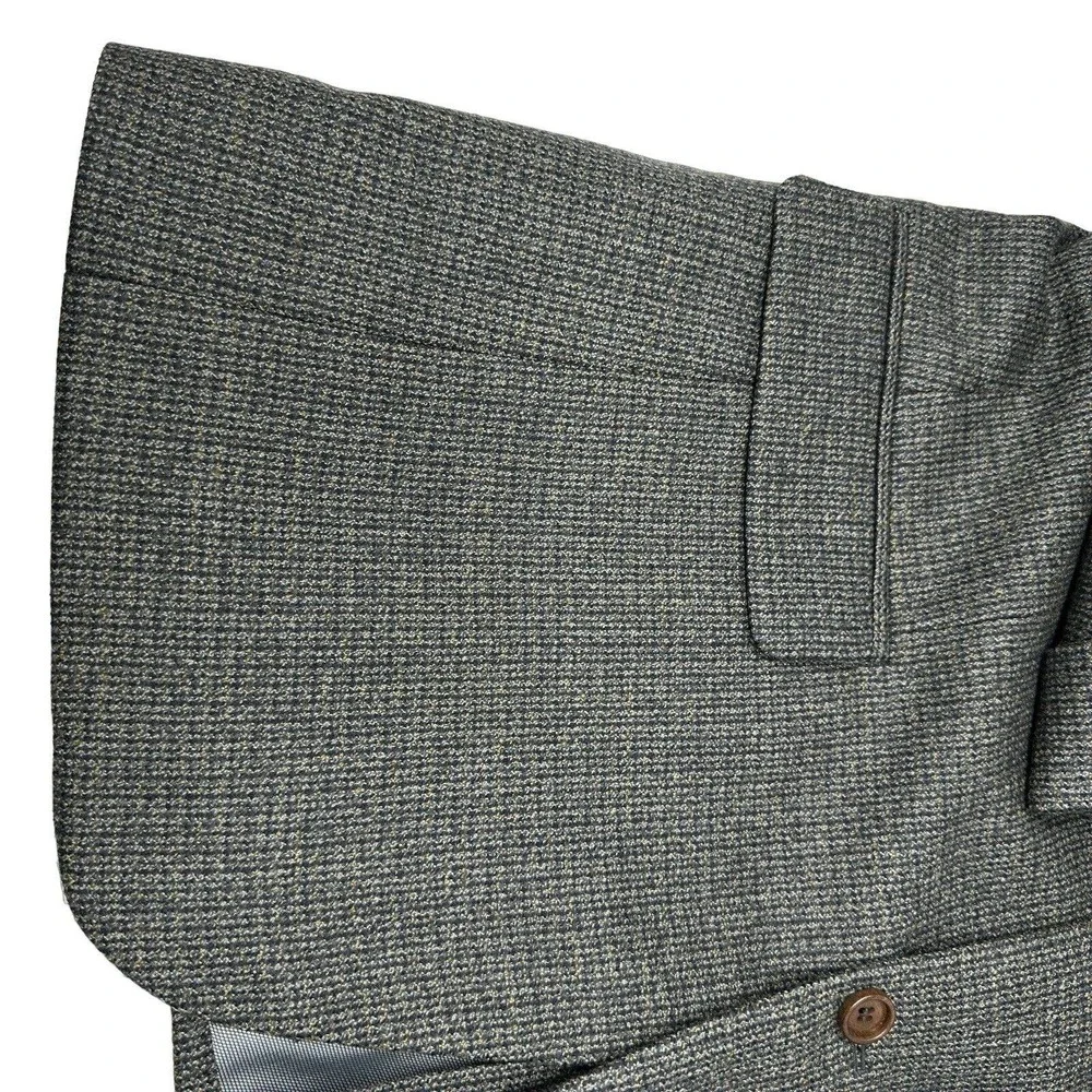 Alan Lebow 100% Luxury‎ Lambs Wool 2 Button Tweed Blazer 40R